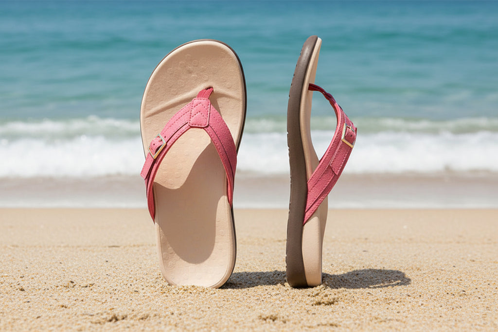 صندل نسائي وردي اللون من ماركة بارادايس